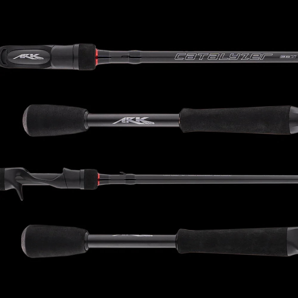 ark fishing poles Catalyzer Series Rods – Custom Tackle Supply Metals ATLAS Baitrunner Carp Reels Color:Gold green glitter (MH-89) and 65% stronger than