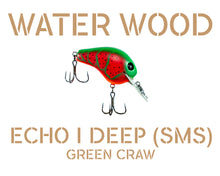 Load image into Gallery viewer, Water Wood Echo 1 Deep (E1D) Crankbait Pro Packaging