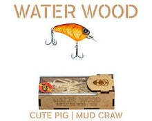 Load image into Gallery viewer, Water Wood Cute Pig Crankbait