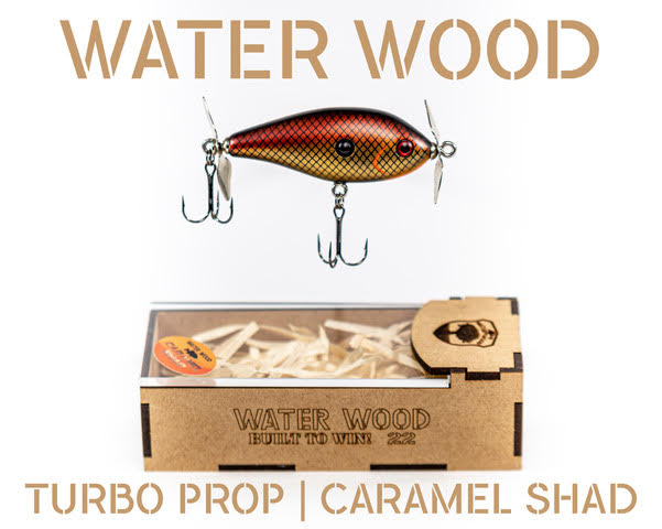 building wooden fishing lures Water Wood Turbo Prop – Custom Tackle Supply