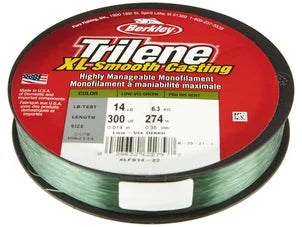 Berkley Trilene XL, Low-Vis Green, 12lb 5.4kg Monofilament Fishing