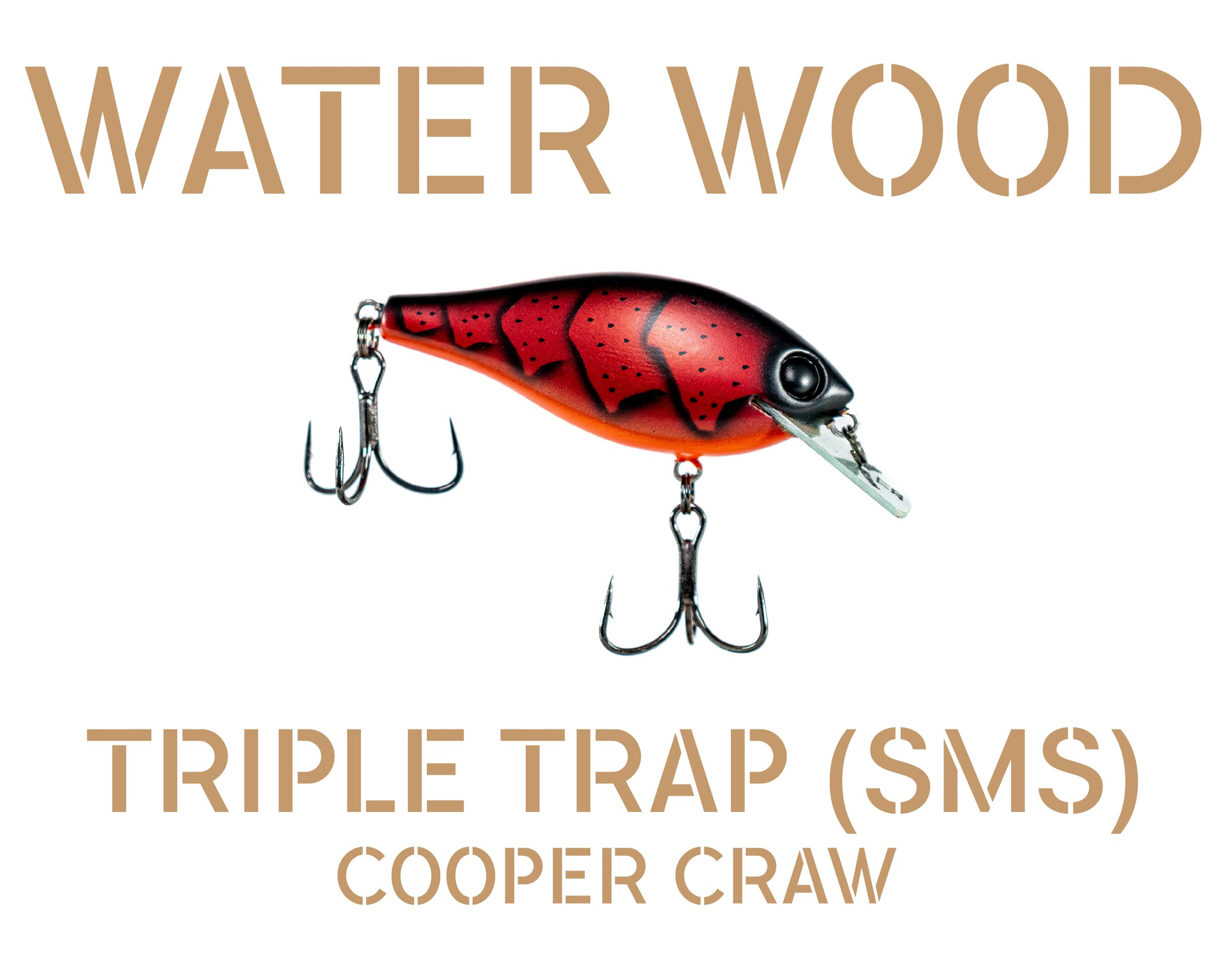 custom fishing lure packaging Water Wood Triple Trap Pro Packaging – Custom Tackle Supply