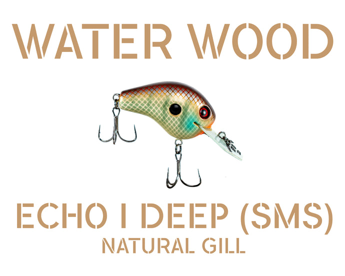 Water Wood Echo 1 Deep (E1D) Crankbait Pro Packaging