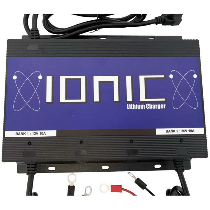 Ionic 2 Bank Charger 36V10A, 12V10A - Custom Tackle Supply 