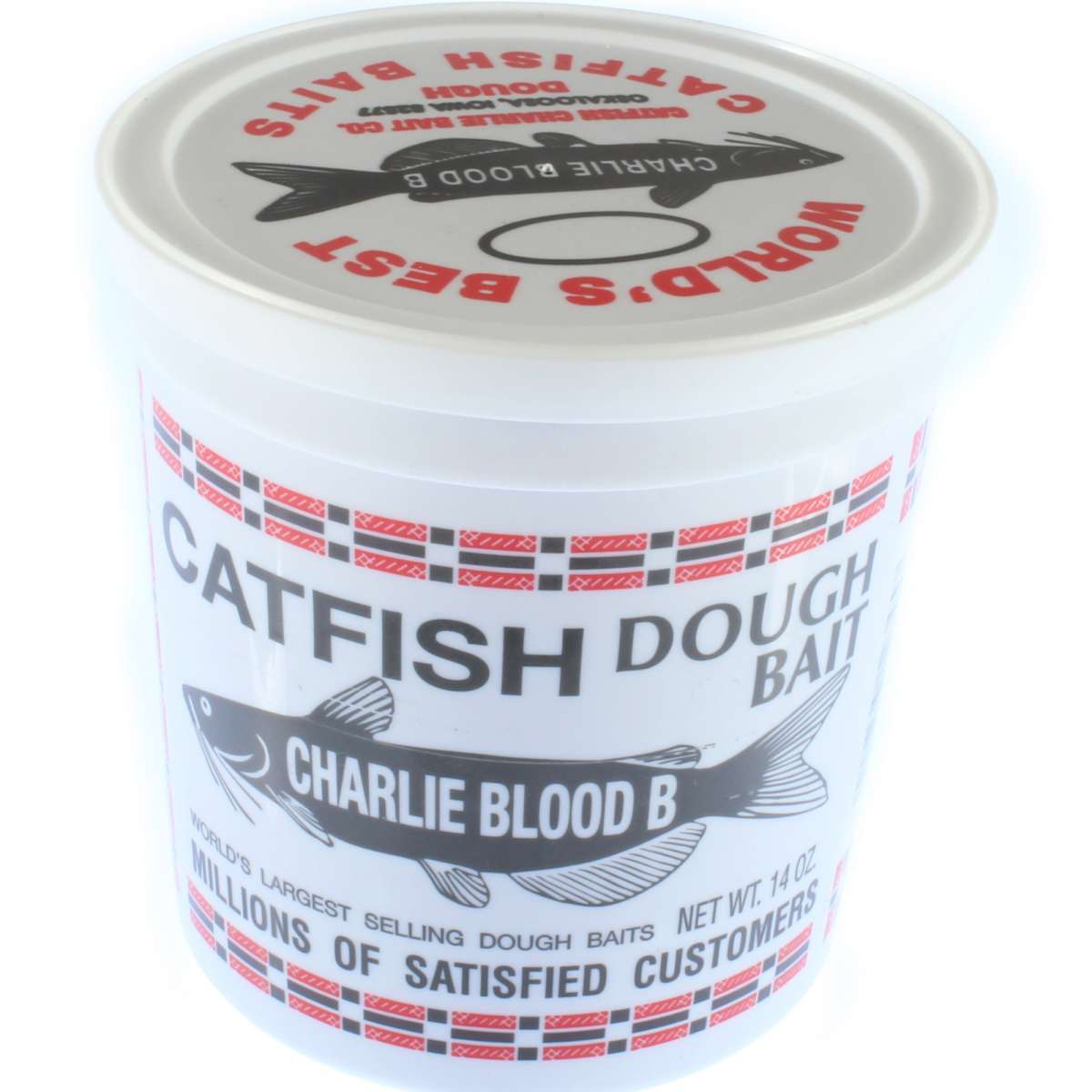 Catfish Charlie 14 oz. Blood B Catfish Dough Bait, 14 oz.