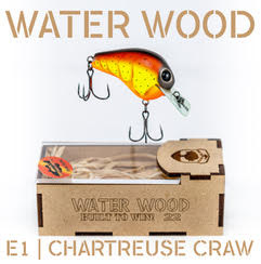 Water Wood Echo 1 (E1) Crankbait Pro Packaging Natural Gill