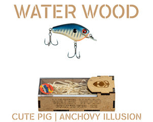 cute fishing lure Water Wood Cute Pig Crankbait – Custom Tackle Supply