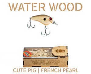Water Wood Cute Pig Crankbait