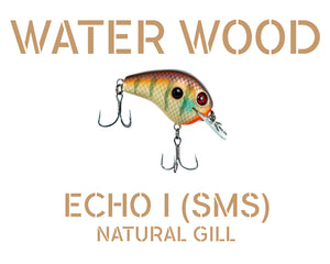 Water Wood Echo 1 (E1) Crankbait Pro Packaging
