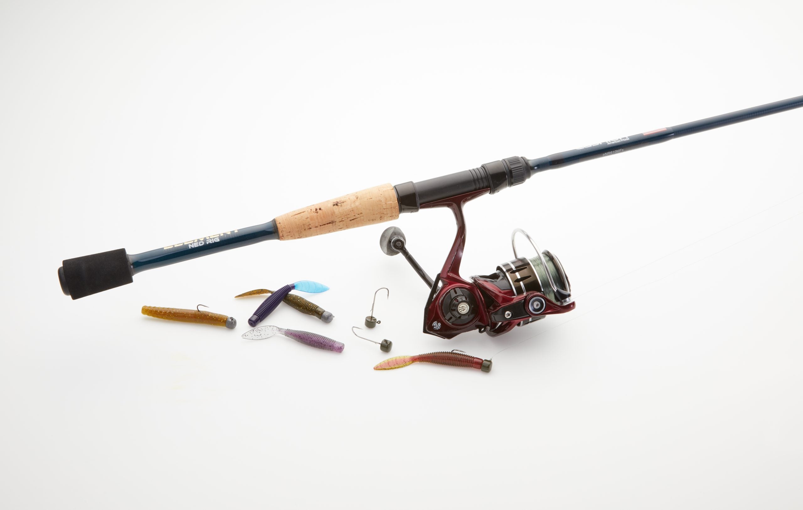 american made fishing rod and reel combo Cashion Element Series Ned Rig (Spinning Rod)