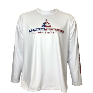 Hardcore Fish and Game Old Glory Fishing Shirt - Custom Tackle Supply 